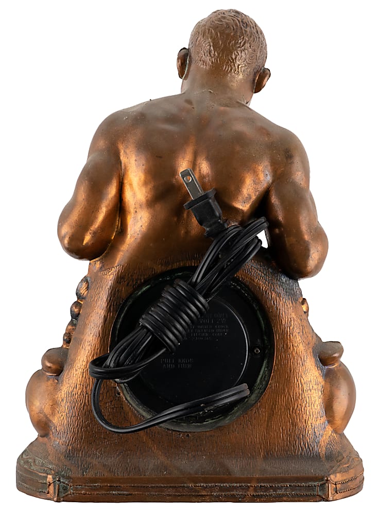 1937-1938 Joe Louis "World Champion" Figural Clock