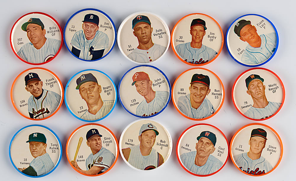 1962 Salada-Junket Near Complete Set (198/221) with (18) Variations - (216 Total Coins)