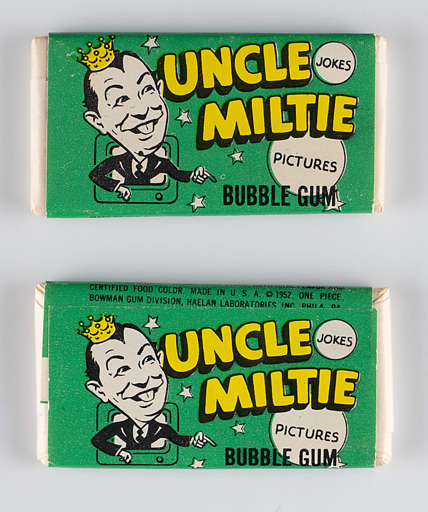 1952 Bowman Uncle Miltie Unopened Pack Pair