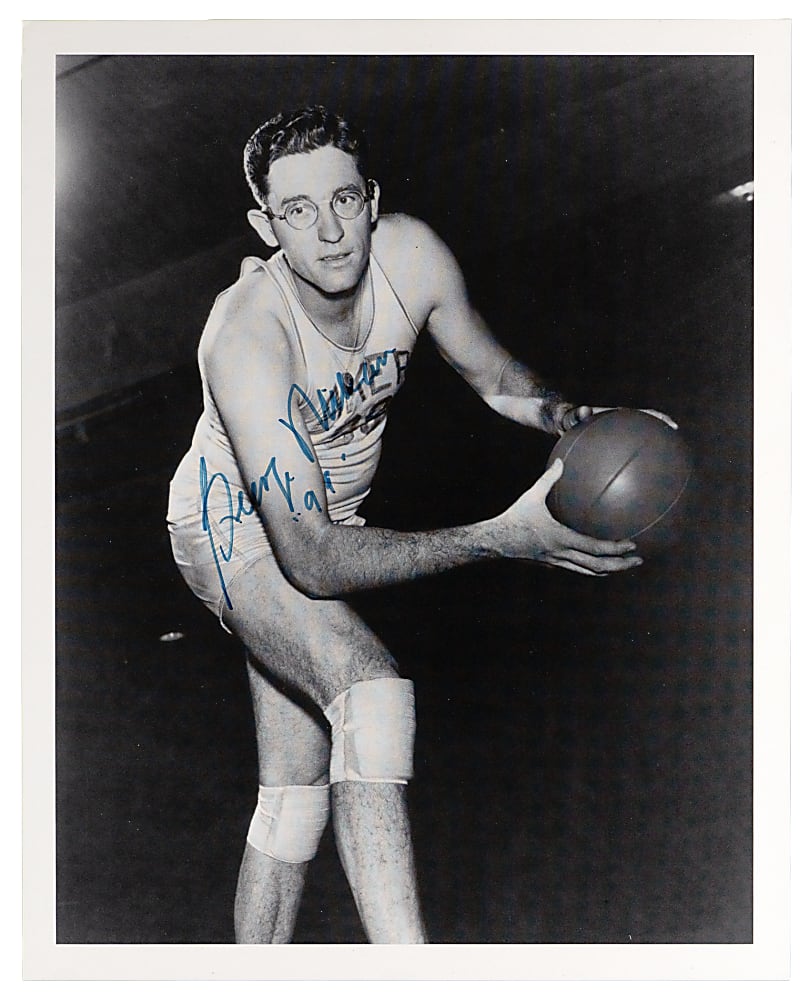 George Mikan Signed & Dated Photo