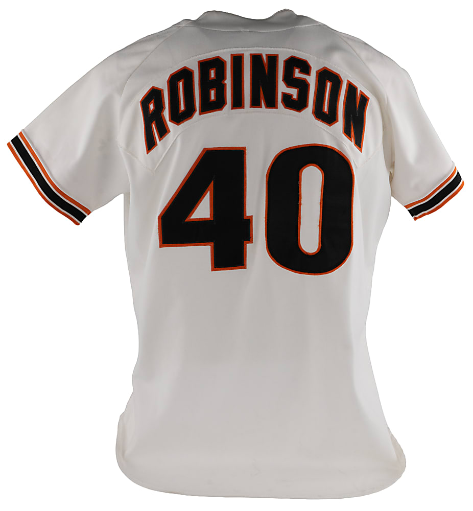1987 Don Robinson San Francisco Giants Game-Used Home Jersey