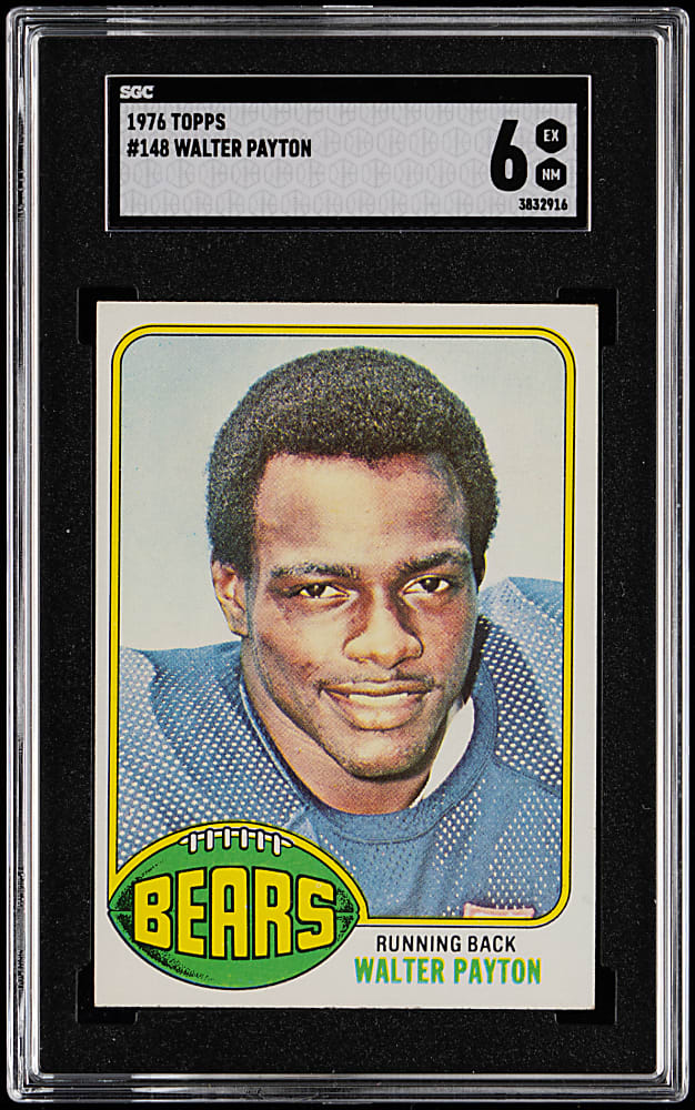 1976 Topps Football #148 Walter Payton Rookie SGC EX/NM 6