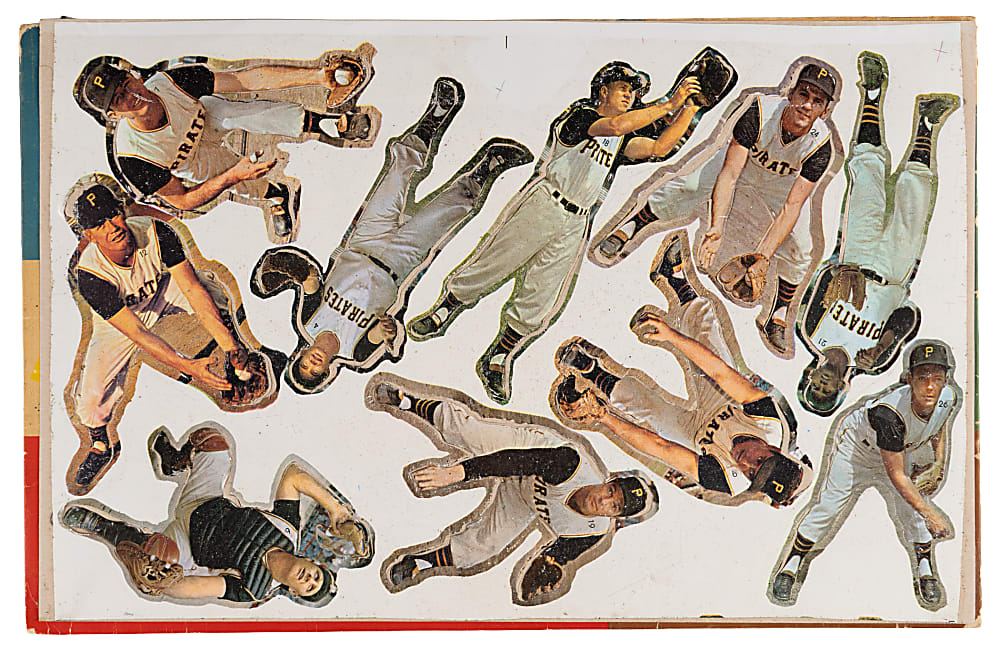 1960 Pittsburgh Pirates “Baseball Tag-Ons!” with Die-Cuts
