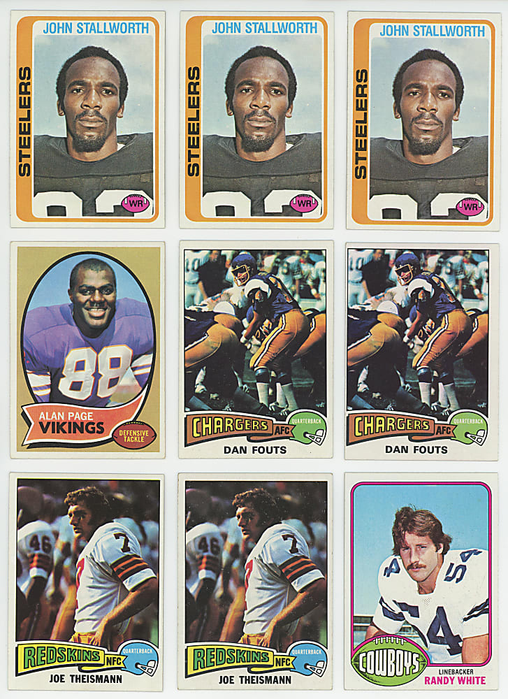 1948-1978 Football Shoebox Collection (3,875+) with (300+) Hall of Famers & Key Rookies
