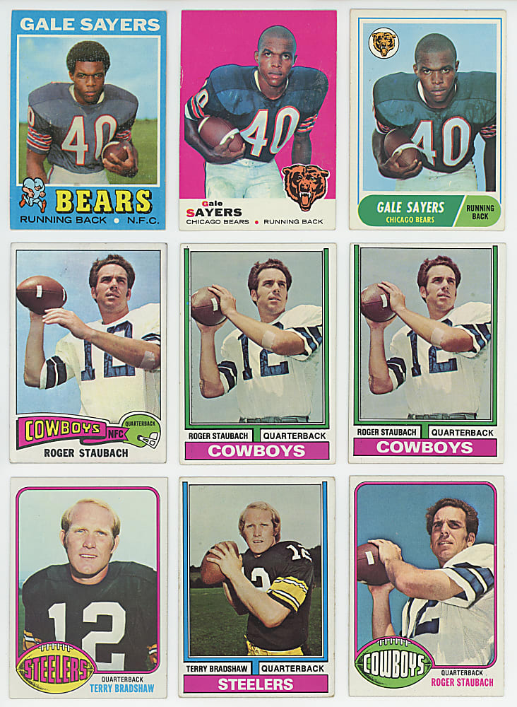 1948-1978 Football Shoebox Collection (3,875+) with (300+) Hall of Famers & Key Rookies