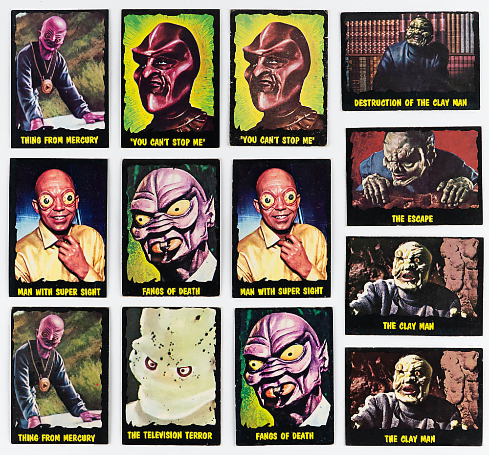 1964 Topps Outer Limits Complete Set (50/50) Plus (45) Duplicates - (95) Total Cards