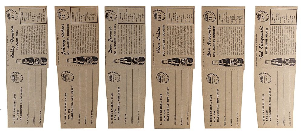 1958 Hires Root Beer Complete Set (66) with (8) PSA Graded Stars - All with Tabs!