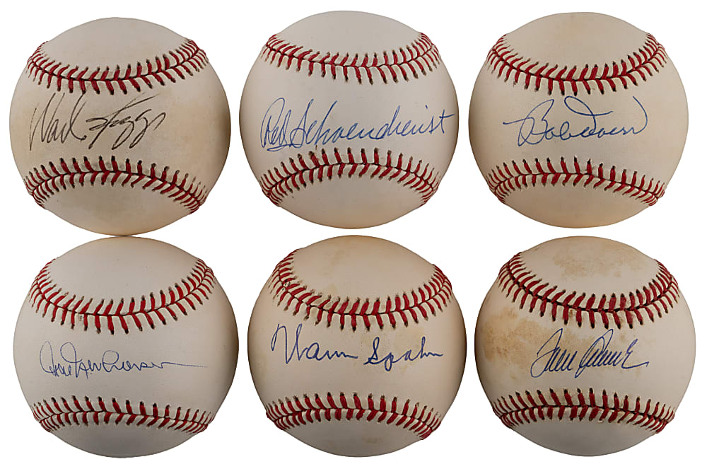Single-Signed Hall of Fame Baseball Collection (20)