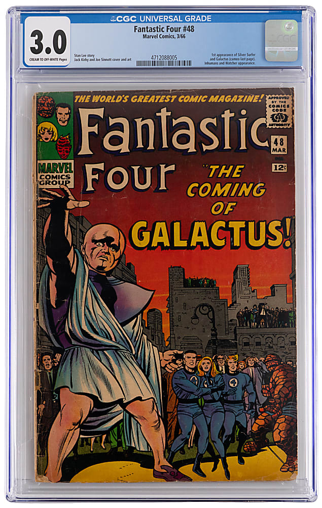 1966 Marvel Comics Fantastic Four #48 First Silver Surfer - CGC 3.0