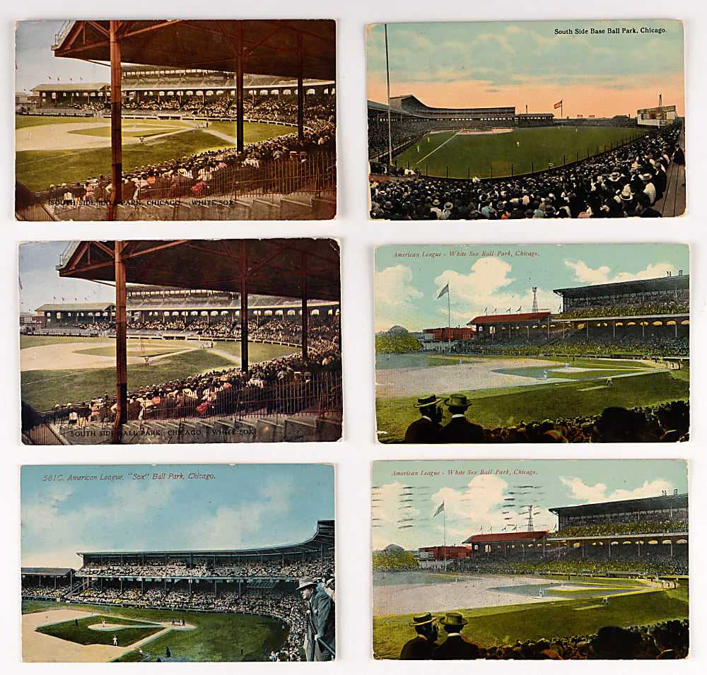 1910s-1920s Chicago White Sox Stadium Postcards Collection (11)