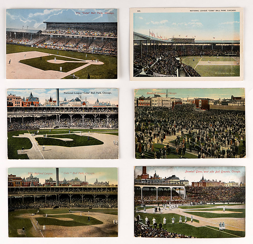 1910s-1920s Chicago Cubs Stadium Postcards (13)