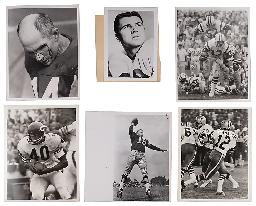 1960s-1970s NFL Photographs Collection (60+) with Lombardi, Namath, Unitas, Payton, Bradshaw