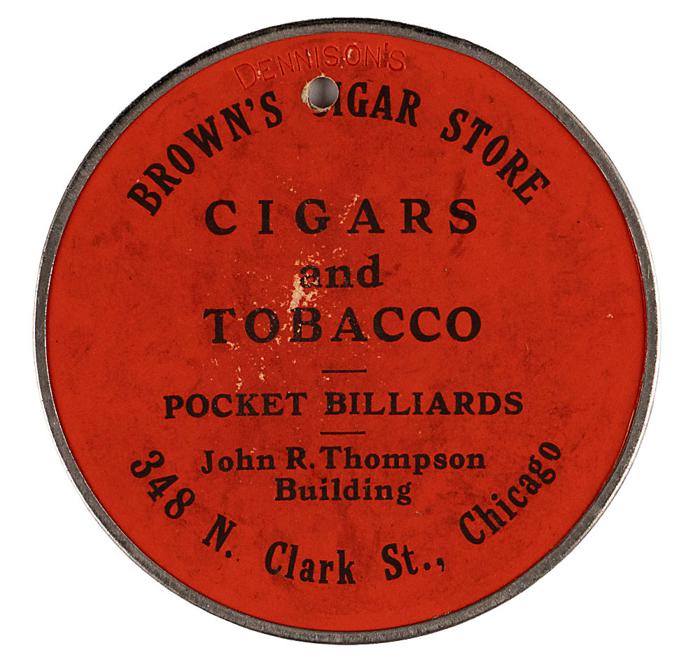 Unique 1914 Chicago Cubs & Chicago White Sox Advertising Disc Schedule