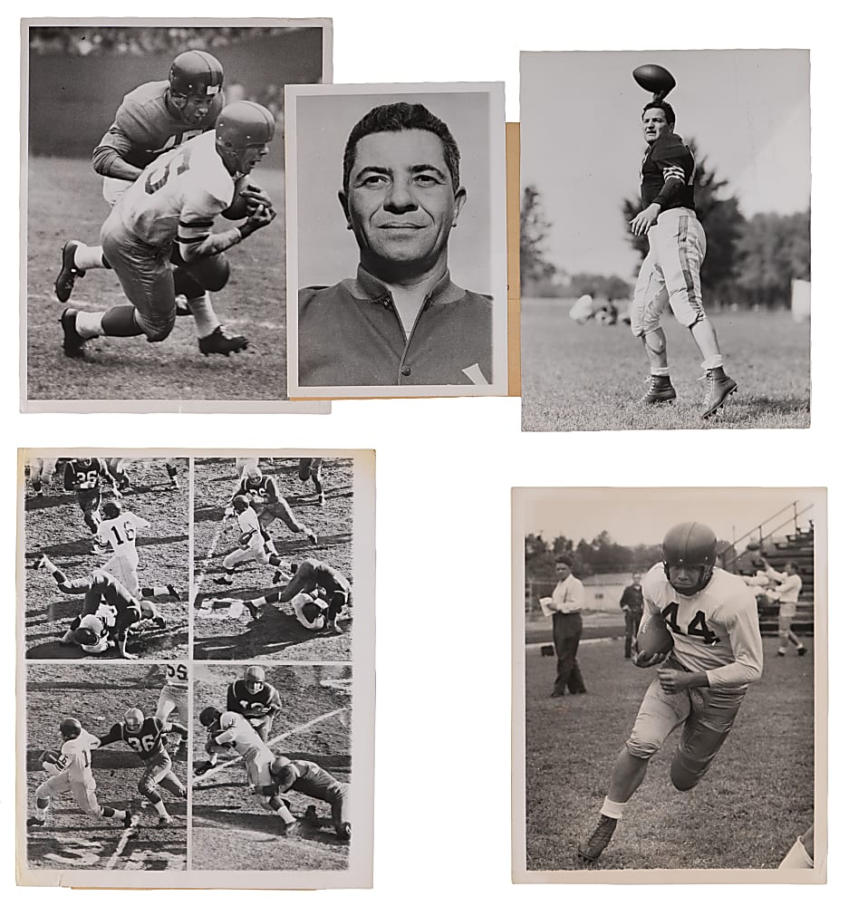 1940s-1950s NFL Photos Collection (50+) with Thorpe, Unitas, Lombardi