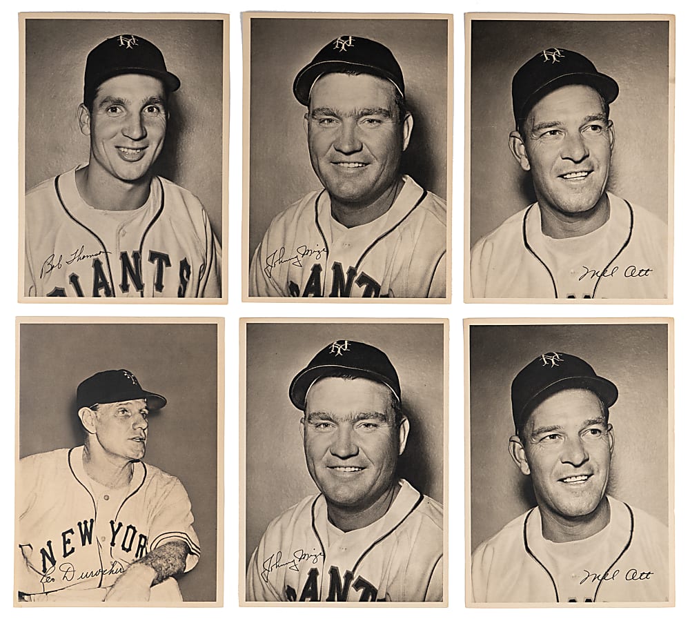 1948-1949 New York Giants Picture Pack Collection (44) with 1948 Complete Set (25/25) Including Original Mailer (2)