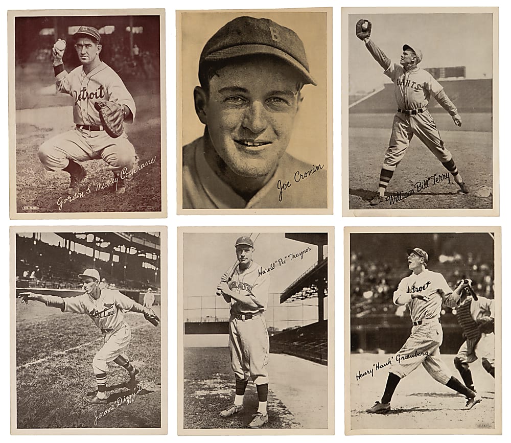 1936 R311 Glossy Collection (15) with (8) Hall of Famers & (6) Teams