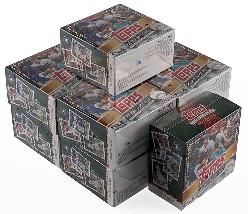2021 Topps Holiday Mega Factory Sealed Boxes (10)