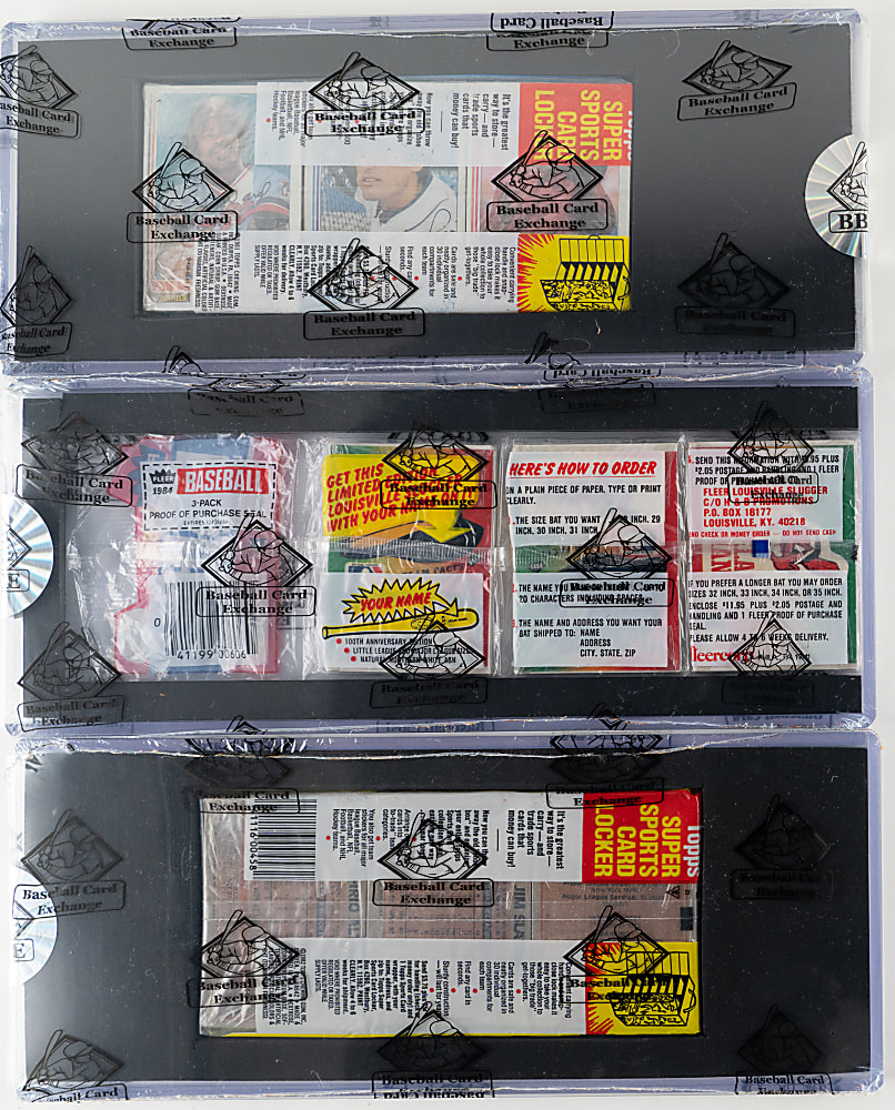 1982-1986 Topps, Donruss & Fleer Unopened Grocery/Rack Packs (7) with Tom Seaver Top - All BBCE
