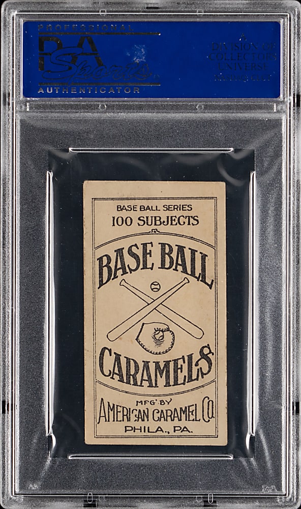 1909 E90-1 American Caramel Hughie Jennings PSA VG-EX 4