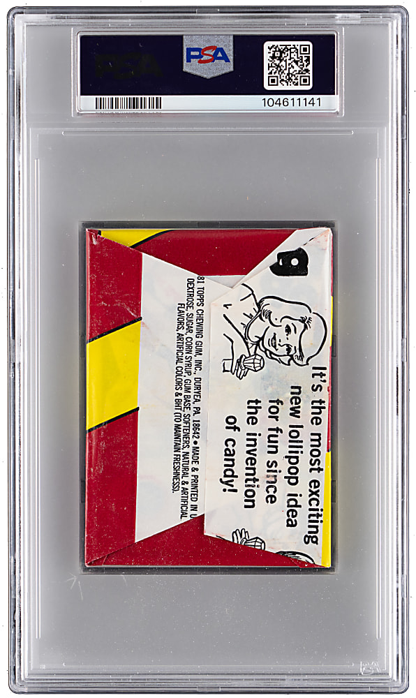 1981-1982 Topps Basketball Unopened Wax Pack PSA NM-MT 8