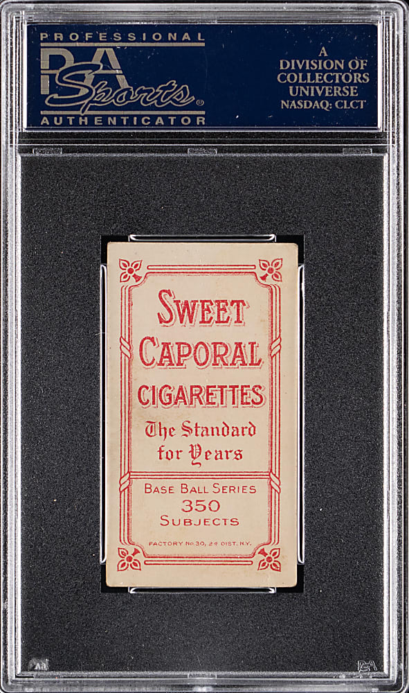 1909-1911 T206 White Border Home Run Baker PSA VG-EX 4