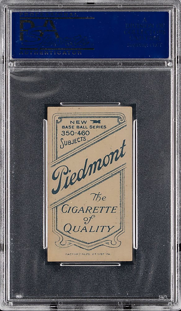 1909-1911 T206 White Border Home Run Baker PSA EX 5