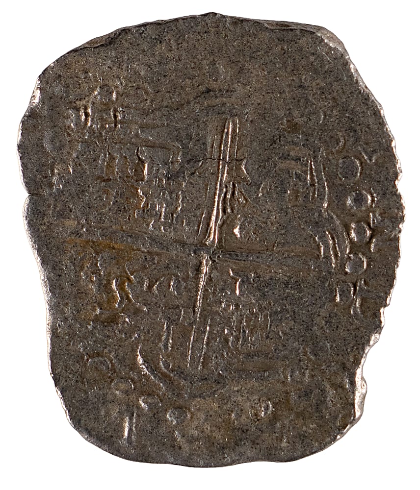 1622 Atocha Shipwreck 8 Reales Silver Coin - Treasure Salvors COA
