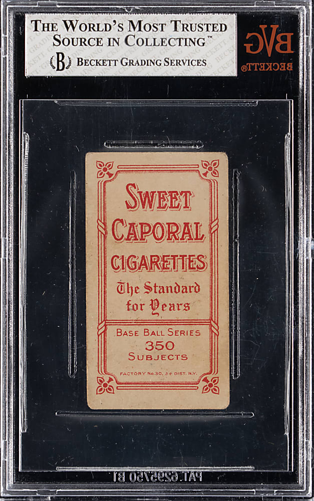 1909-1911 T206 White Border Jake Beckley BVG VG 3