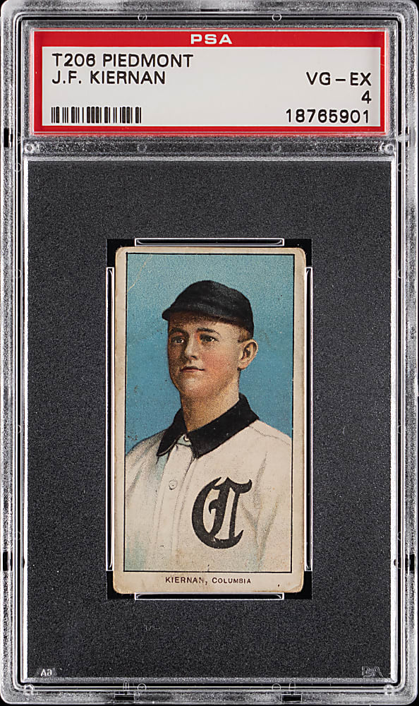 1909-1911 T206 White Border J.F. Kiernan Southern Leaguer PSA VG-EX 4