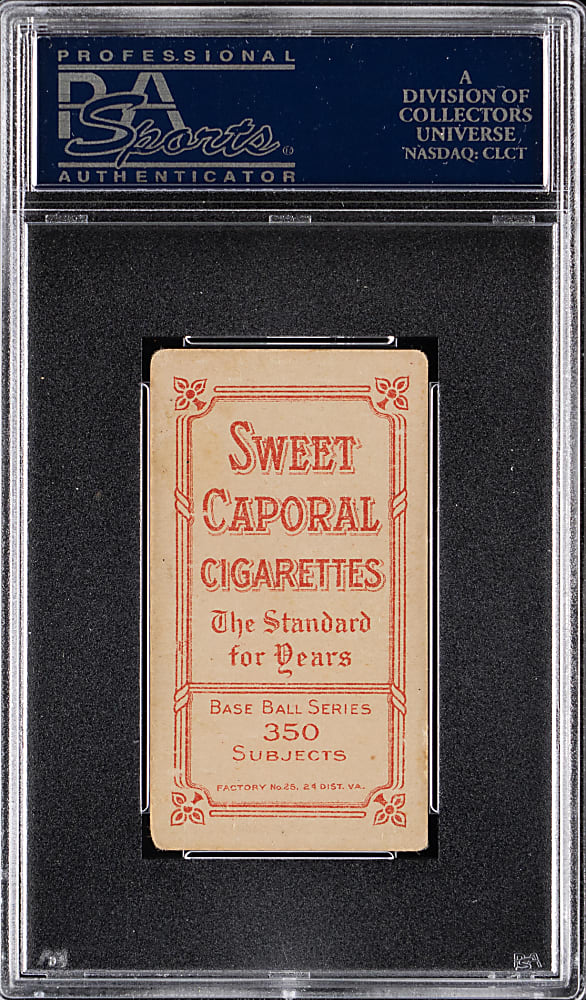 1909-1911 T206 White Border Kid Elberfeld Washington Portrait PSA VG 3