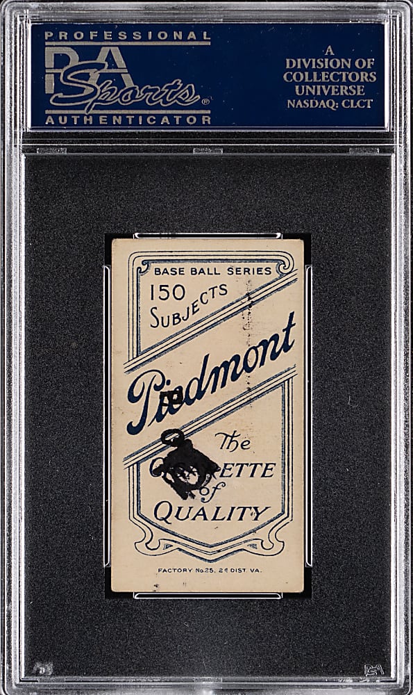 1909-1911 T206 White Border Walter Johnson Portrait PSA VG-EX 4 (mk)