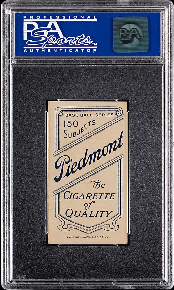 1909-1911 T206 White Border Hughie Jennings Portrait PSA EX 5