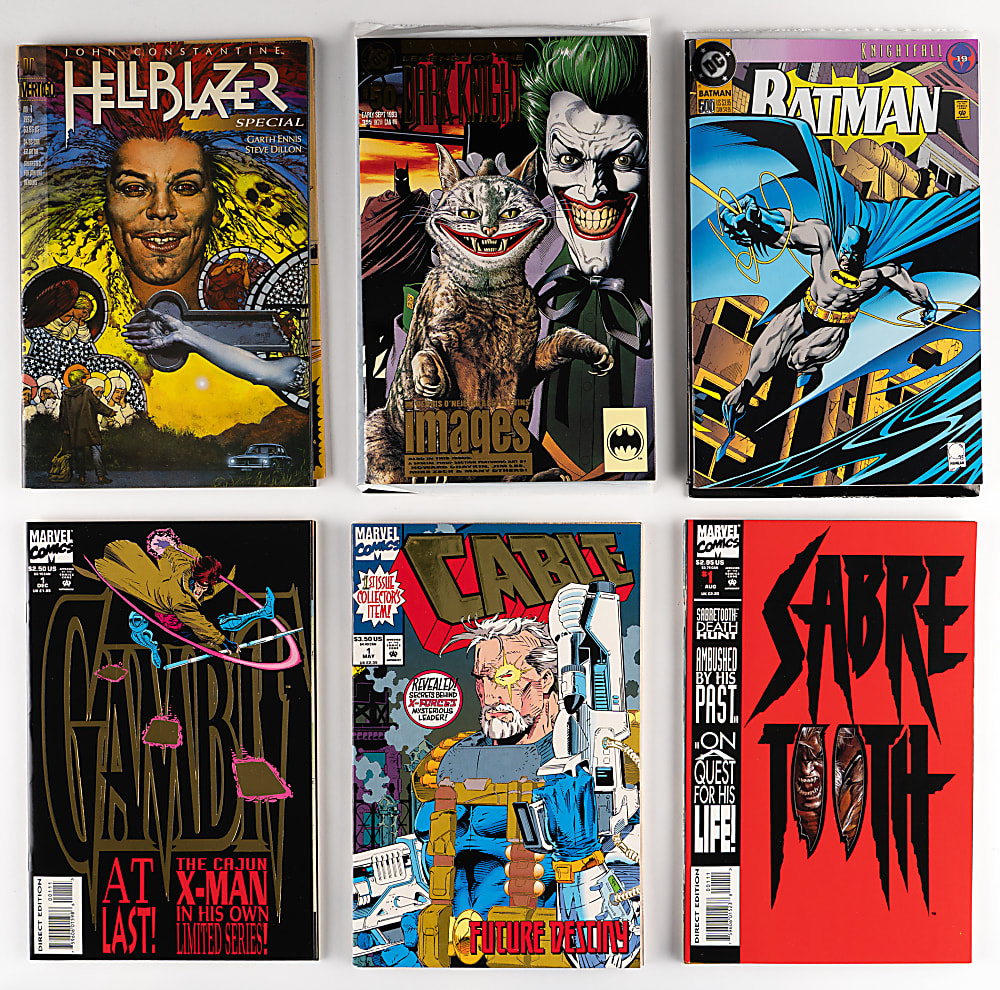 1970s-2010s Comic Book Treasure (100+) with Man of Steel #18 1st Doomsday (2), Deadpool #1, The Force Awakens  #1 & The Maxx #1