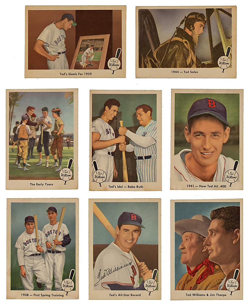 1959 Fleer Ted Williams Near Complete Set (79/80) with (6) PSA NM 7 to NM-MT 8 Graded