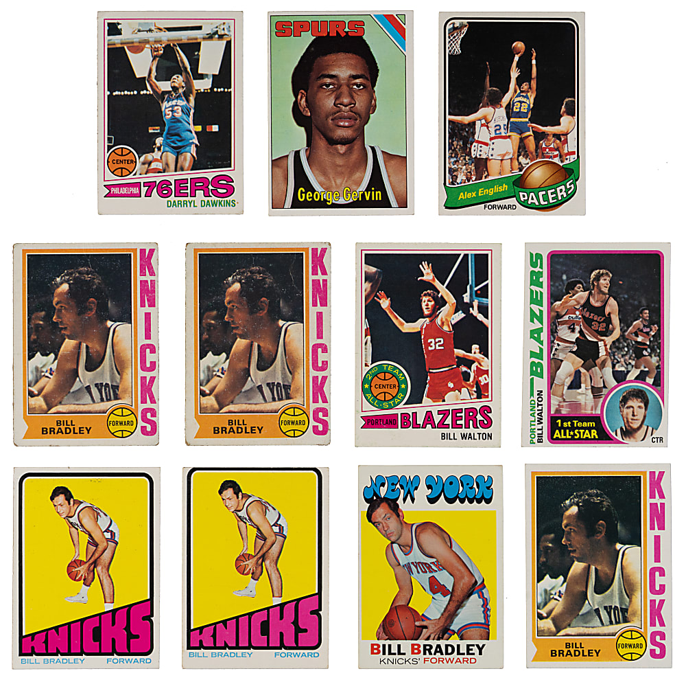 1969-1980 Topps Basketball Hall of Fame & Star Collection (127) with (6) Pete Maravich & Rookies