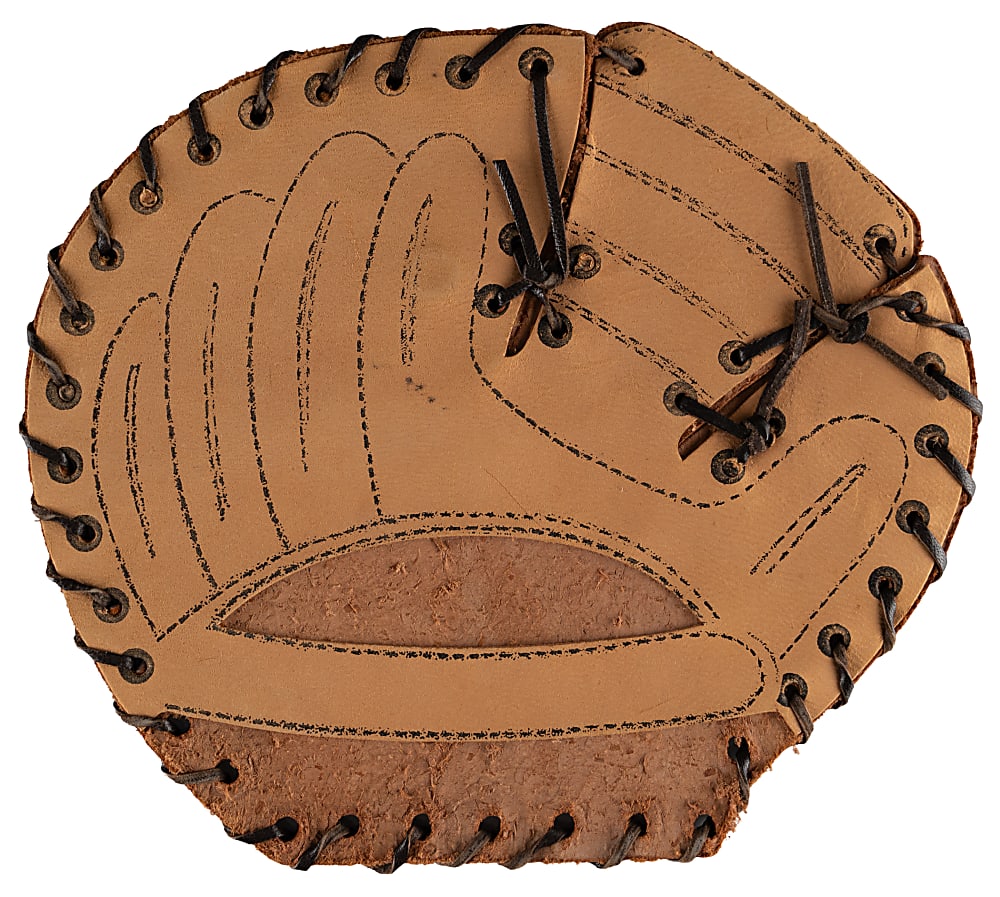 1948 Clark Griffith Day Dinner Glove-Shaped Table Coaster/Invitation