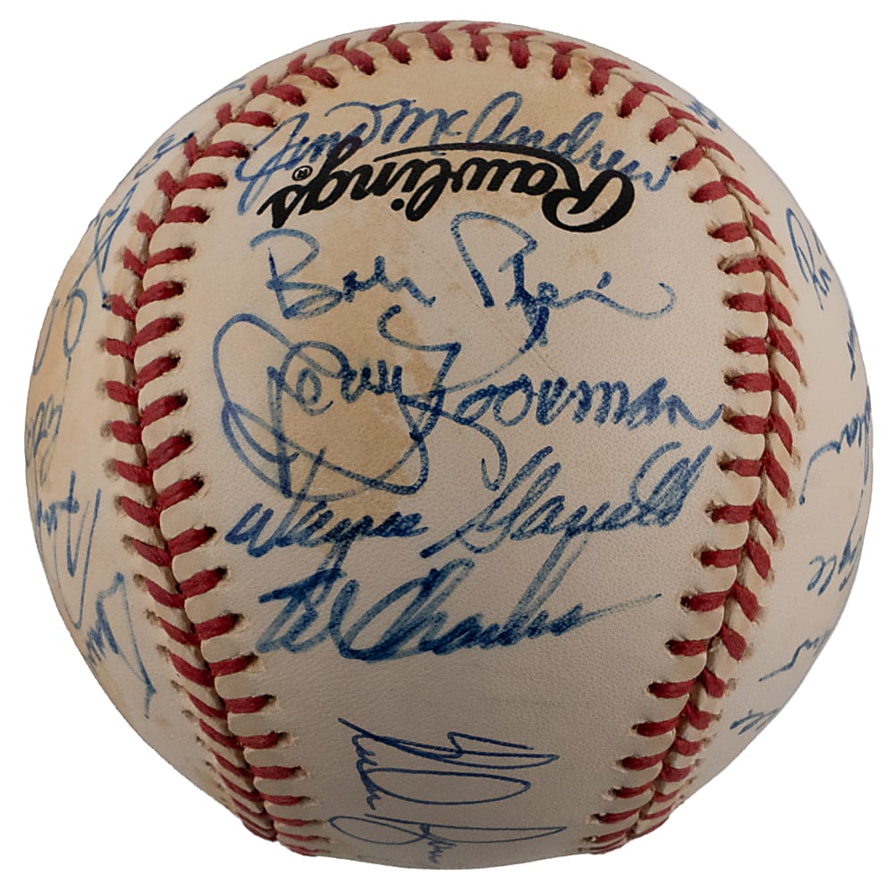 1969 World Champion New York Mets Reunion Team-Signed ONL/White Baseball with (25) Signatures Including Nolan Ryan & Tom Seaver Sweet Spot