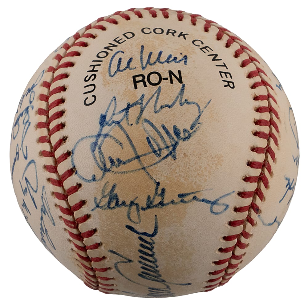 1969 World Champion New York Mets Reunion Team-Signed ONL/White Baseball with (25) Signatures Including Nolan Ryan & Tom Seaver Sweet Spot