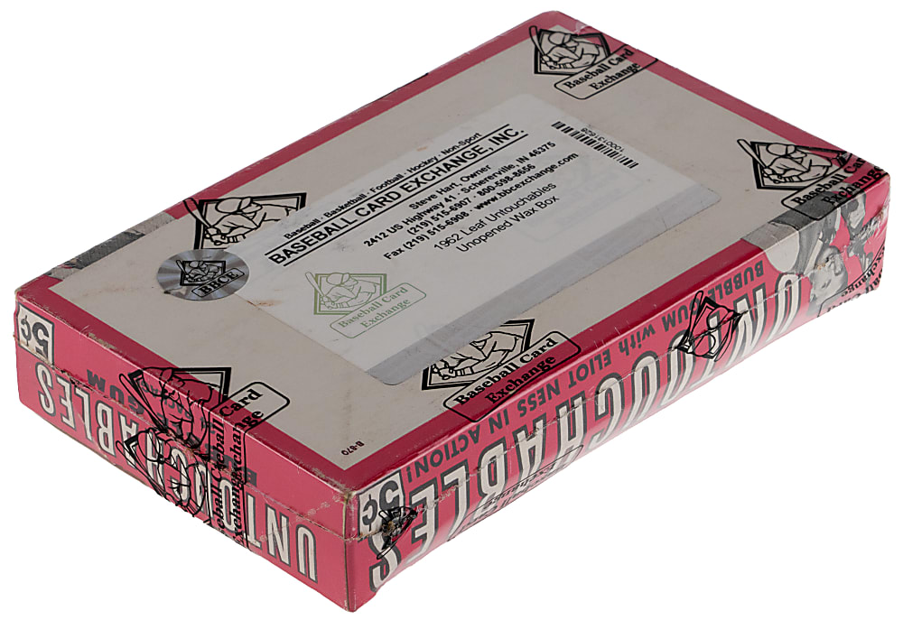 1962 Leaf Untouchables Unopened Wax Box - BBCE