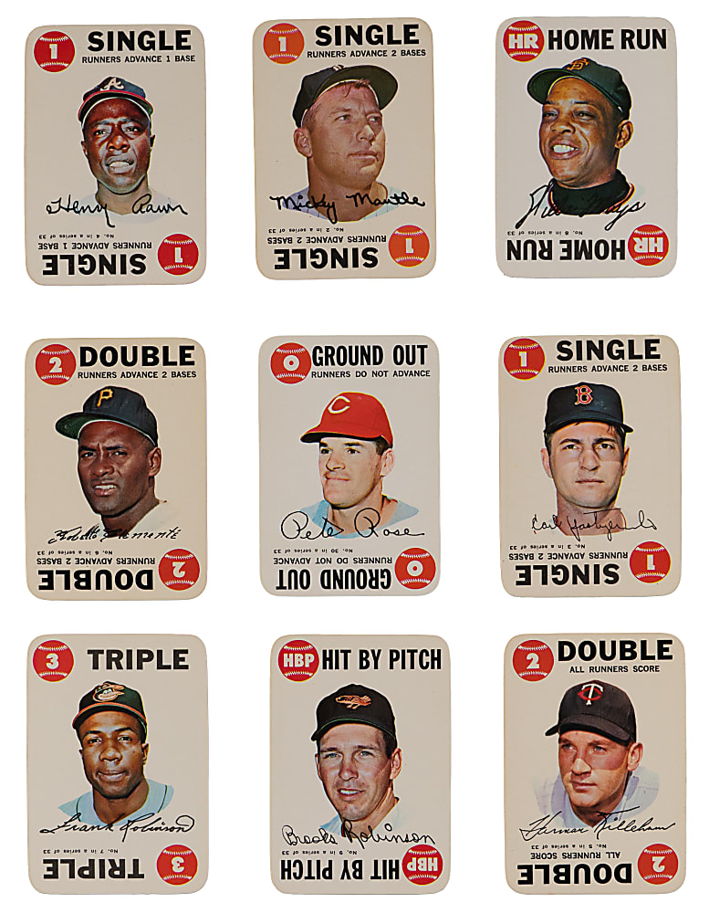 1968 Topps Game Complete Set (33)