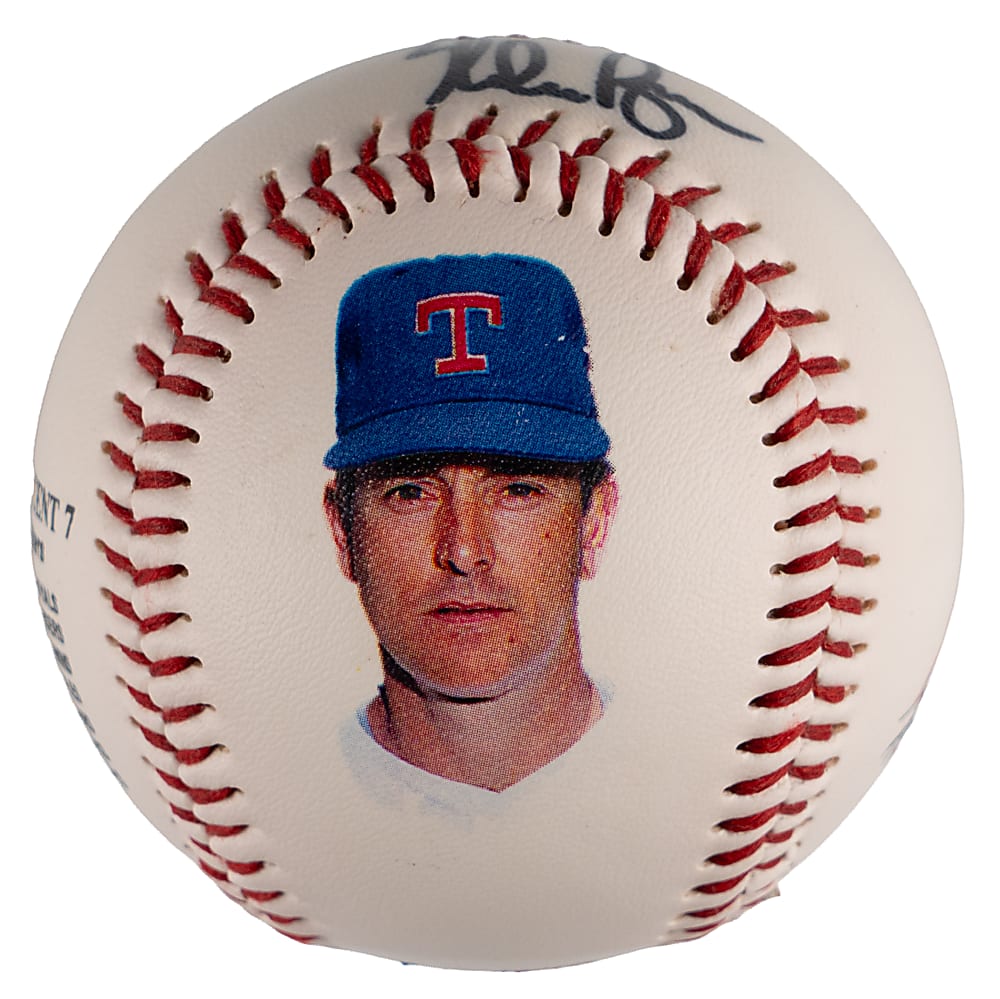 Nolan Ryan & Tom Seaver Group (4) with (3) Autographed Including Nolan Ryan "Express" Ron Lewis Poster
