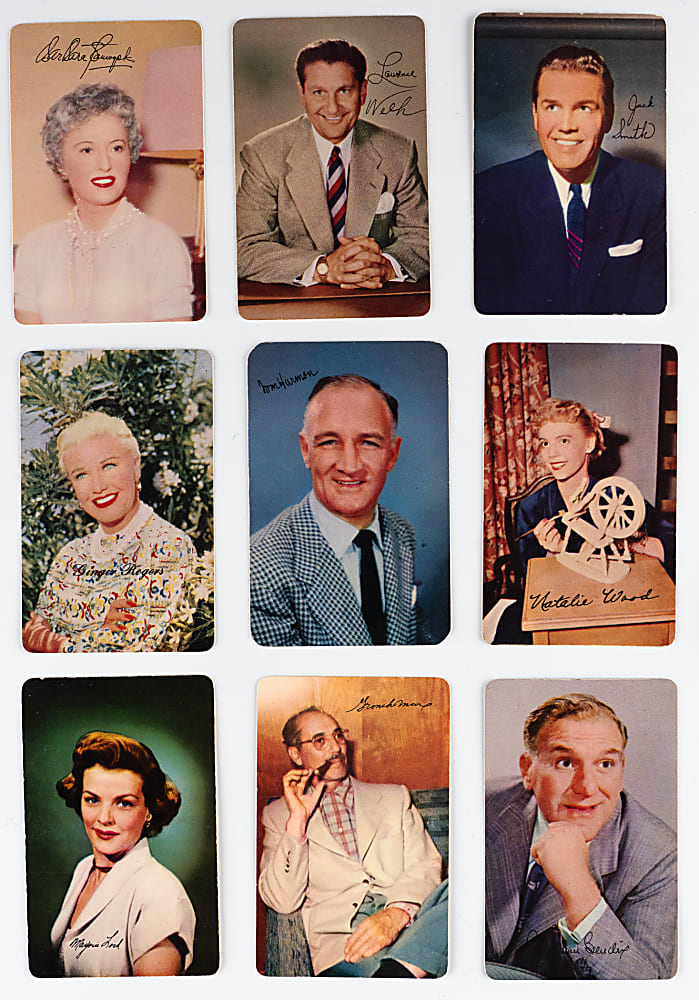 1952 D77 Mother's Cookies Television & Radio Stars Complete Set (63)