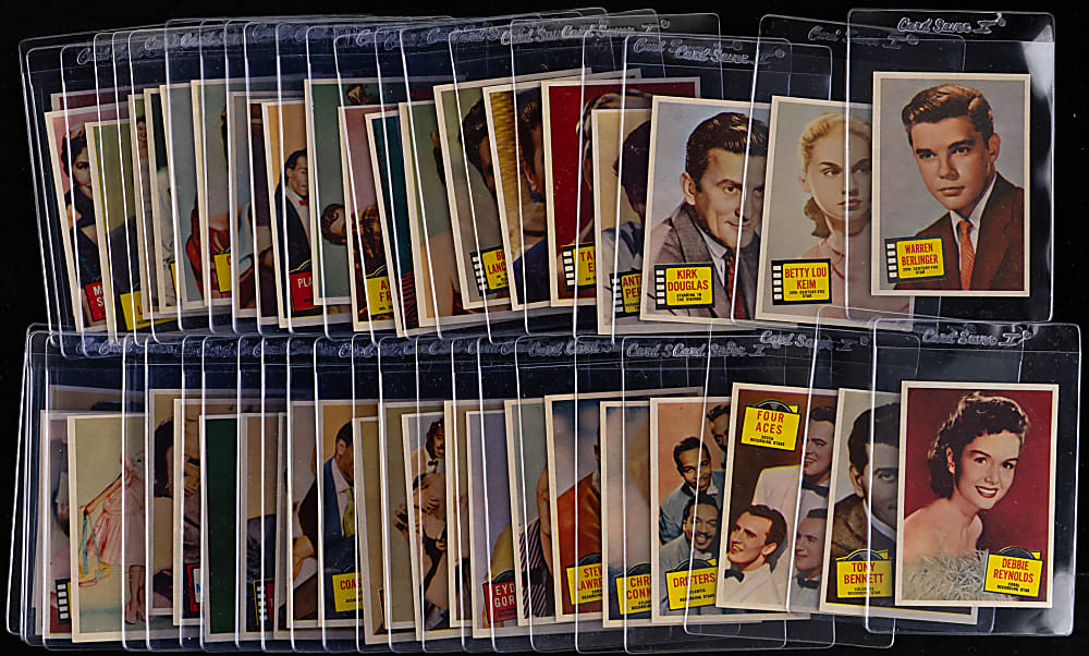1957 Topps Hit Stars Complete High-Grade Set (88) with (6) PSA NM-MT 8 Graded Stars Including (3) James Dean & Elvis Presley