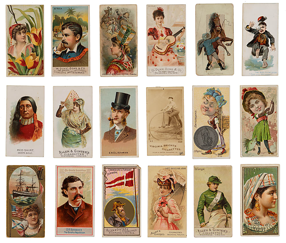 1880s Expansive "N" Non-Sports Tobacco Type Collection (284)