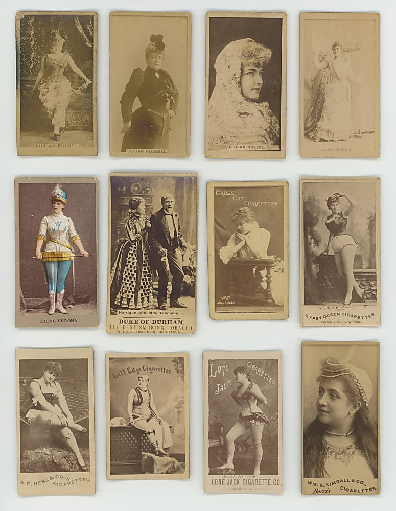 1880s "N" Non-Sports Actresses Tobacco Type Collection (182)