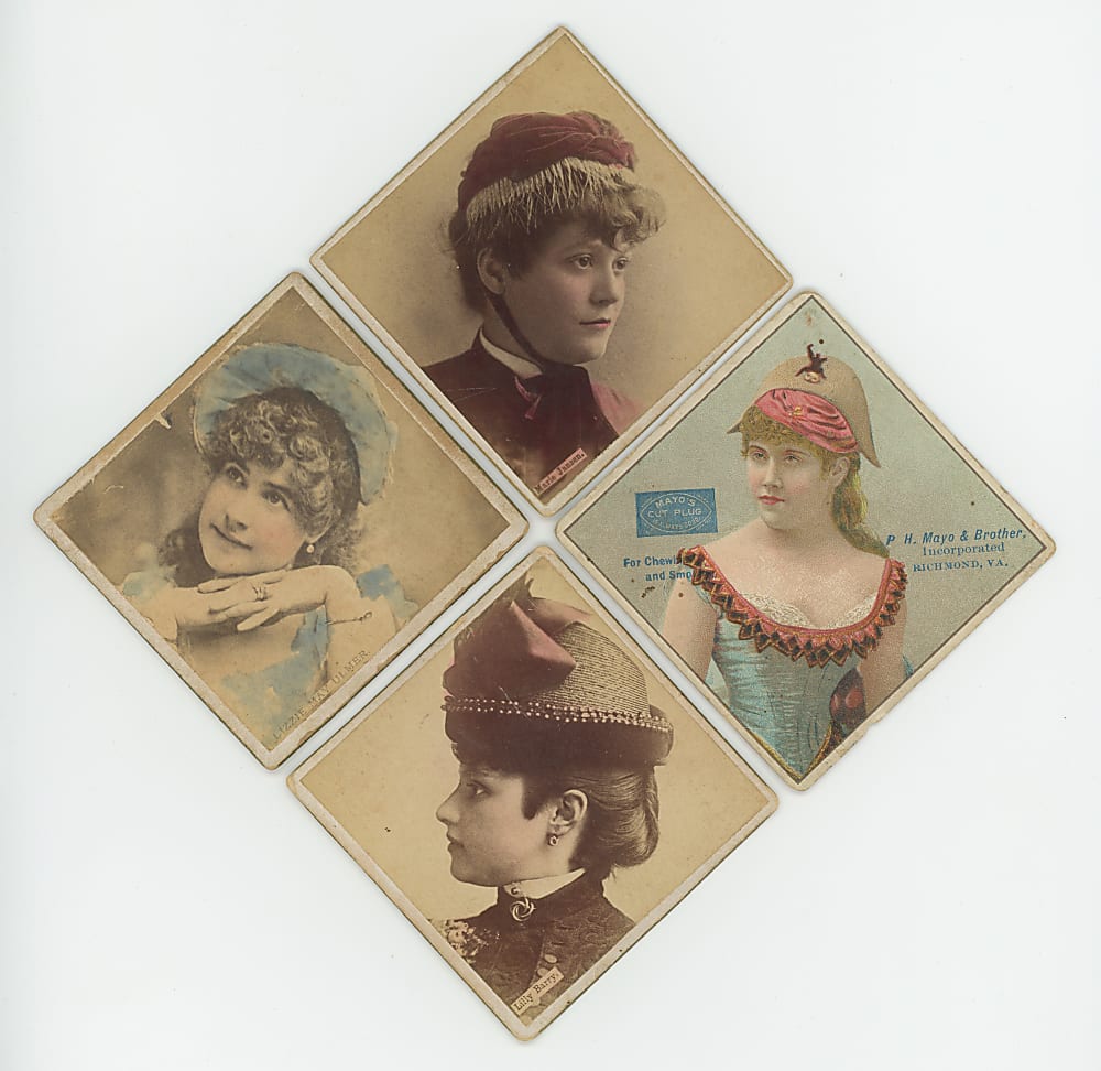 1880s "N" Non-Sports Actresses Tobacco Type Collection (182)