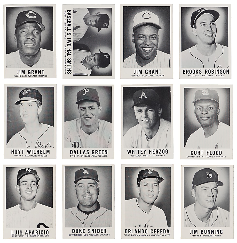 1960 Leaf Near Complete Set (117/144) with (15) PSA Graded