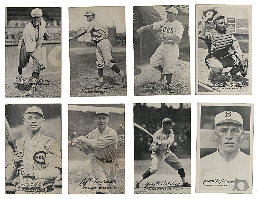 1921 Exhibits Collection (15) with (5) Hall of Famers