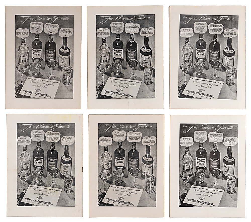 1946 AAFC San Francisco 49ers Inaugural Season Home Game Program Near Complete Set (6/7)
