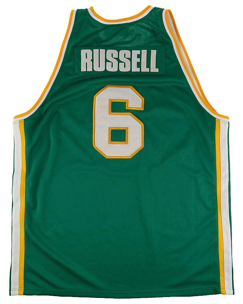 Bill Russell Signed University of San Francisco Jersey with Steiner Hologram